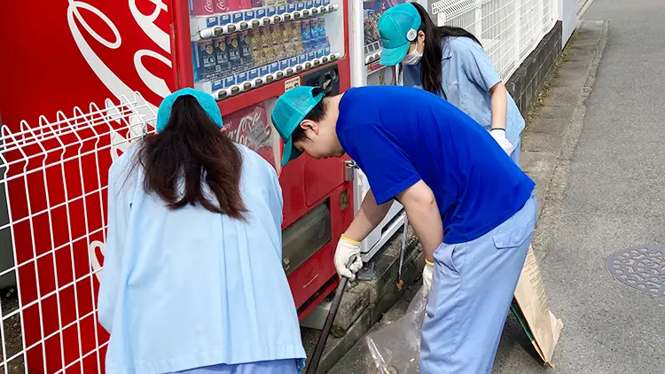 清掃活動の様子
